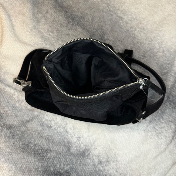 Free People Black Suede Convertible Backpack/Bag - Picture 6 of 16